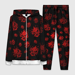 Женский костюм Samurai pattern - красный