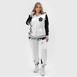 Женский 3D-костюм Черный клеывер аниме, цвет: 3D-меланж — фото 2