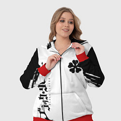 Женский 3D-костюм Черный клеывер аниме, цвет: 3D-красный — фото 2