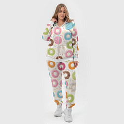 Женский 3D-костюм Пончики Donuts, цвет: 3D-белый — фото 2
