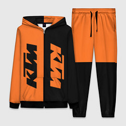 Женский 3D-костюм KTM КТМ Z, цвет: 3D-черный
