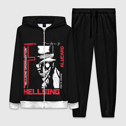 Женский 3D-костюм Hellsing, цвет: 3D-белый