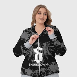 Женский 3D-костюм Shinedown, цвет: 3D-меланж — фото 2