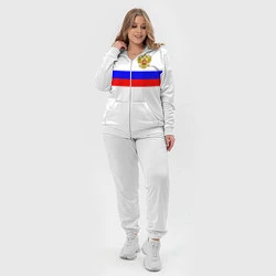 Женский 3D-костюм СБОРНАЯ РОССИИ 2021, цвет: 3D-белый — фото 2