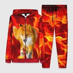 Женский 3D-костюм Fire Fox, цвет: 3D-красный