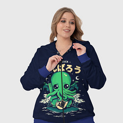Женский 3D-костюм Cthulhu Good Luck, цвет: 3D-синий — фото 2