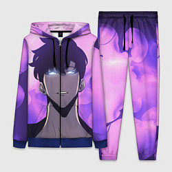 Женский 3D-костюм Поднятие уровня в одиночку, цвет: 3D-синий