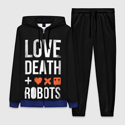 Женский 3D-костюм Love Death Robots, цвет: 3D-синий