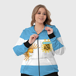 Женский 3D-костюм Сборная Аргентины, цвет: 3D-черный — фото 2