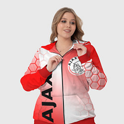 Женский 3D-костюм FC AJAX AMSTERDAM ФК АЯКС, цвет: 3D-красный — фото 2