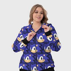 Женский 3D-костюм Sonic pattern, цвет: 3D-черный — фото 2