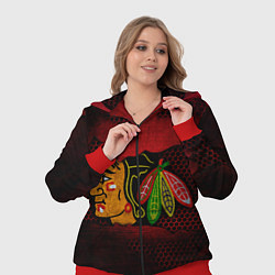 Женский 3D-костюм CHICAGO NHL, цвет: 3D-красный — фото 2