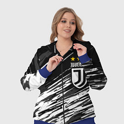 Женский 3D-костюм JUVENTUS ЮВЕНТУС БРЫЗГИ, цвет: 3D-синий — фото 2