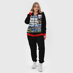 Женский 3D-костюм Мансити в стиле гта манчестер, цвет: 3D-красный — фото 2