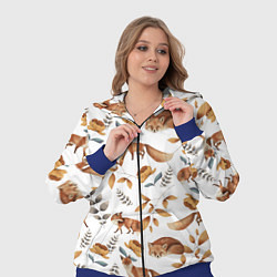 Женский 3D-костюм Лиса, цвет: 3D-синий — фото 2