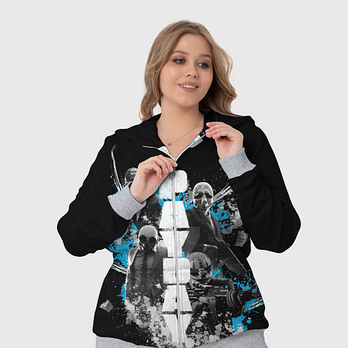 Женский костюм Pay Day Brothers / 3D-Меланж – фото 3