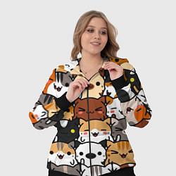 Женский 3D-костюм Коты и котики, цвет: 3D-черный — фото 2