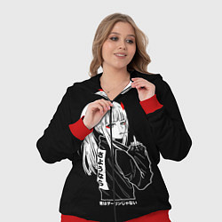 Женский 3D-костюм Зеро Ту показывает палец, цвет: 3D-красный — фото 2