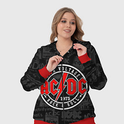 Женский 3D-костюм AC DC HIGH VOLTAGE, цвет: 3D-красный — фото 2