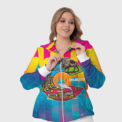 Женский 3D-костюм Путешествие Colorful, цвет: 3D-белый — фото 2