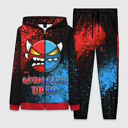 Женский костюм Geometry Dash Red Blue