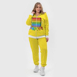 Женский 3D-костюм POP IT ИГРУШКА, цвет: 3D-белый — фото 2