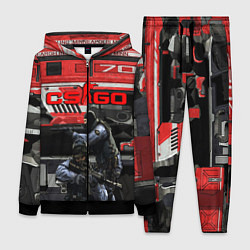 Женский 3D-костюм Skin agressor cs go, цвет: 3D-черный