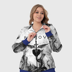 Женский 3D-костюм BON JOVI HEART СЕРДЦЕ, цвет: 3D-синий — фото 2