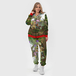 Женский 3D-костюм МАЙНКРАФТ ГЕРОИ ПРОТИВ ЗЛА, цвет: 3D-красный — фото 2