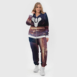 Женский 3D-костюм ДЕСТИНИ ЗЕМЛЯ ХАБ, СТРАННИК НАД ГОРОДОМ, цвет: 3D-белый — фото 2