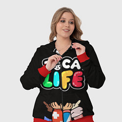Женский 3D-костюм Toca Life: Friends, цвет: 3D-красный — фото 2