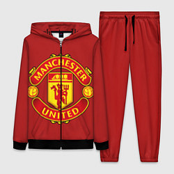 Женский 3D-костюм Manchester United F C, цвет: 3D-черный