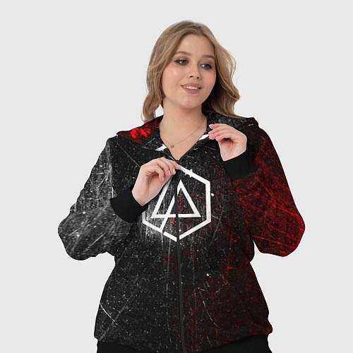 Женский костюм Linkin Park Logo Линкин Парк / 3D-Черный – фото 3