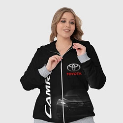 Женский 3D-костюм Черная Тойота Камри, цвет: 3D-меланж — фото 2