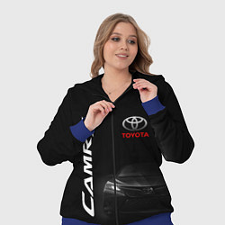 Женский 3D-костюм Черная Тойота Камри, цвет: 3D-синий — фото 2
