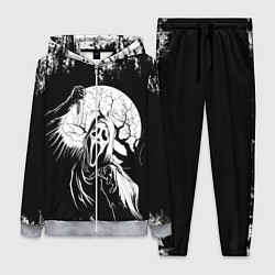 Женский 3D-костюм Крик Хэллоуин Хоррор Scream Halloween, цвет: 3D-меланж