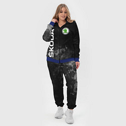 Женский 3D-костюм SKODA АВТО, цвет: 3D-синий — фото 2