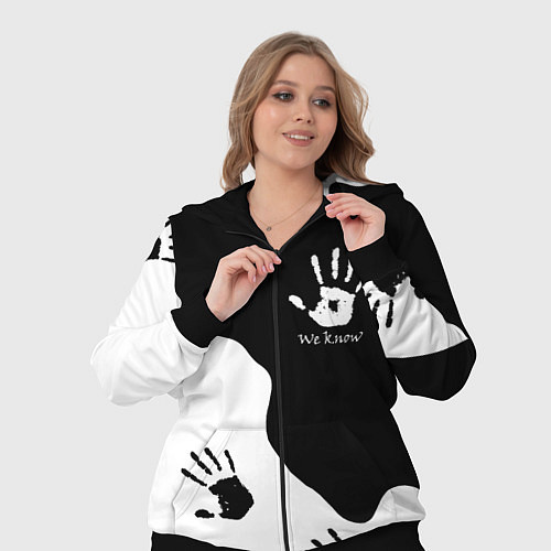 Женский костюм TES WE KNOW МЫ ЗНАЕМ / 3D-Черный – фото 3