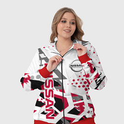 Женский 3D-костюм Nissan Ниссан, цвет: 3D-красный — фото 2