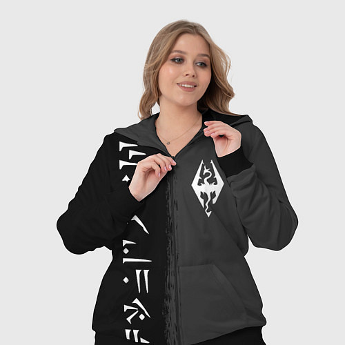 Женский костюм THE ELDER SCROLLS SKYRIM FUS RO DAH / 3D-Черный – фото 3