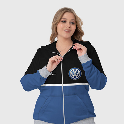 Женский костюм VW Два цвета / 3D-Меланж – фото 3