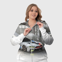 Женский 3D-костюм BMW Motorsport Mission 8, цвет: 3D-белый — фото 2