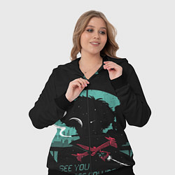 Женский 3D-костюм Ковбой Бибоп, цвет: 3D-черный — фото 2