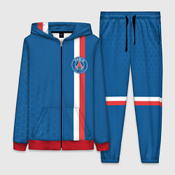 Женский 3D-костюм PSG SPORT STRIPES UNIFORM, цвет: 3D-красный