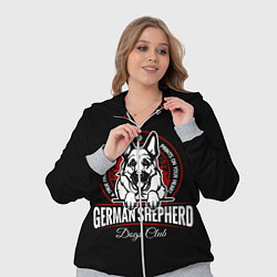 Женский 3D-костюм Немецкая Овчарка German Shepherd -1, цвет: 3D-меланж — фото 2