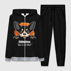 Женский 3D-костюм Чихуахуа Chihuahua, цвет: 3D-меланж