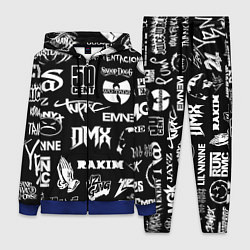 Женский 3D-костюм RAP & HIP HOP LOGOS, цвет: 3D-синий
