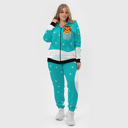 Женский 3D-костюм Маленький тигренок в кармане, цвет: 3D-черный — фото 2