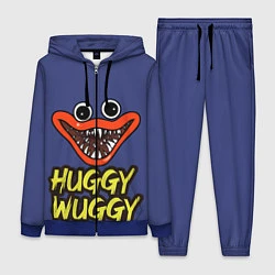 Женский 3D-костюм Huggy Wuggy: Smile, цвет: 3D-синий