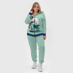 Женский 3D-костюм Мятный АСАП, цвет: 3D-синий — фото 2